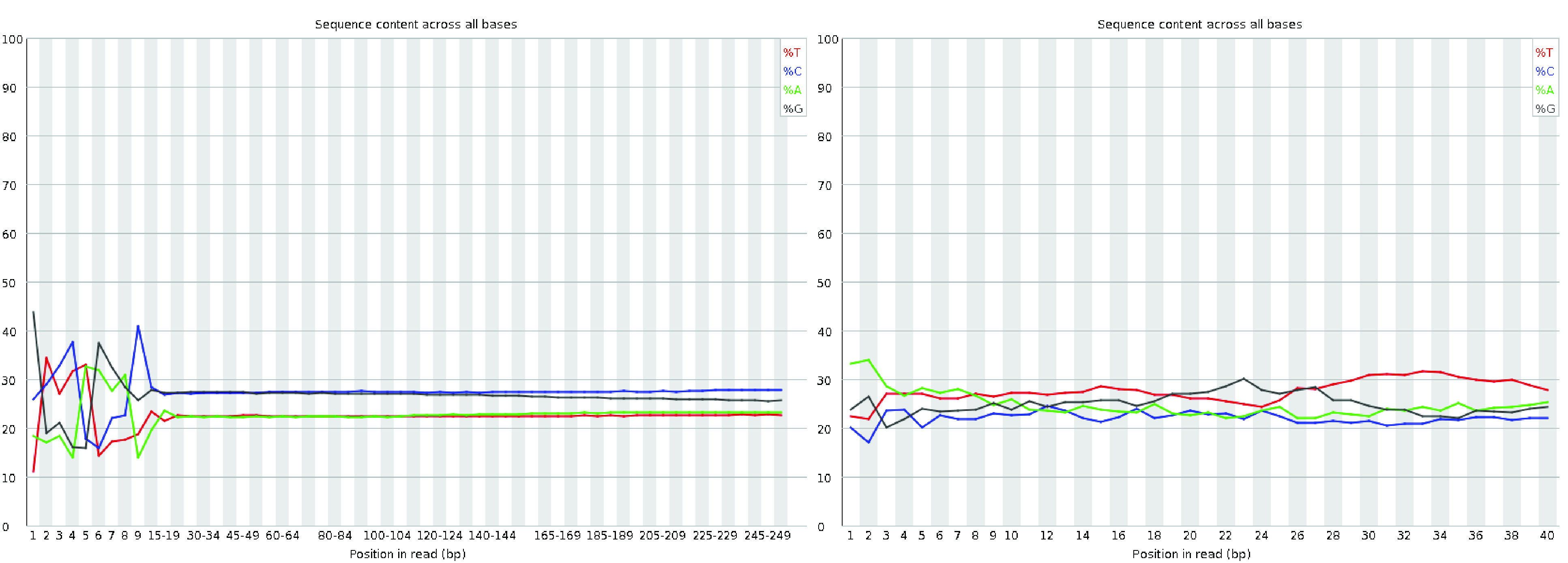 per base sequence content